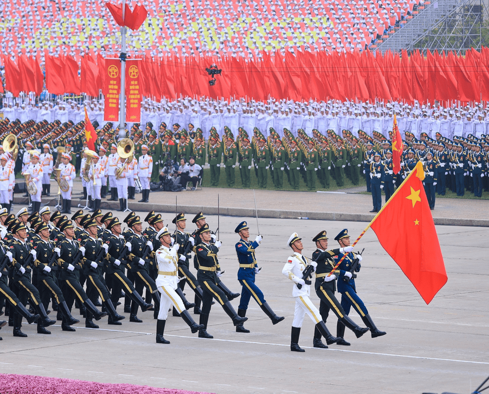 Lễ diễu binh sẽ có một số nước tham dự, trong đó có Lào, Campuchia, Trung Quốc. (Nguồn: Thông tin Chính phủ)